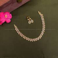 Pink and Green Cute NeckPiece
