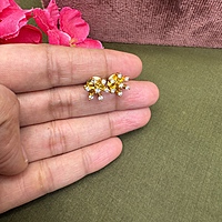 Diamond petal necklace