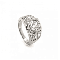 Aurora Halo Diamond Ring